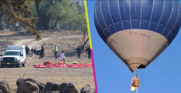 Dejan libres a implicados en desplome de globo aerostático en Teotihuacán