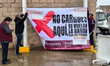 Colocan sellos de advertencia en gasolineras por exceder márgenes de ganancia