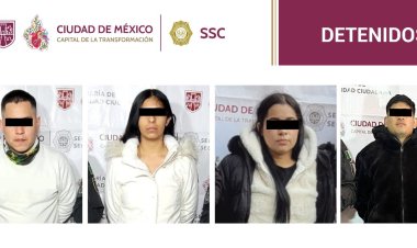 Detienen a presuntos integrantes de una banda dedicada al narcomenudeo en dos alcaldías de la CDMX