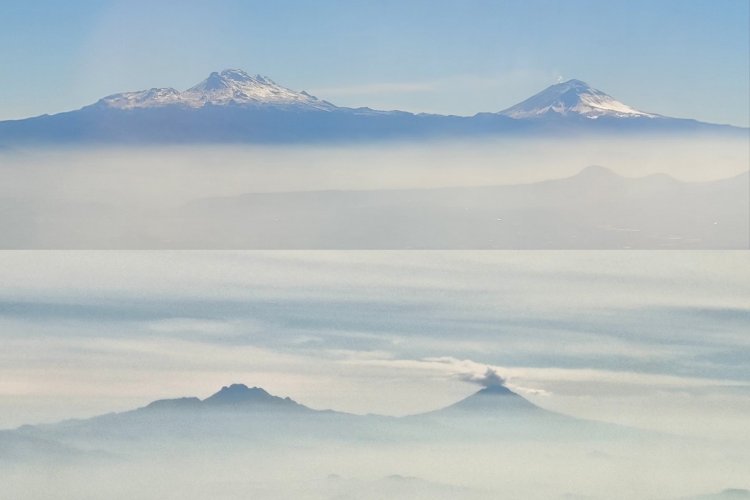 Galería: Postales invernales de los volcanes Popocatépetl e Iztaccíhuatl