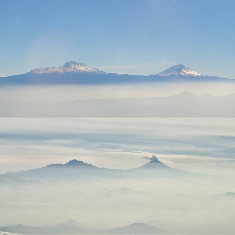 Galería: Postales invernales de los volcanes Popocatépetl e Iztaccíhuatl