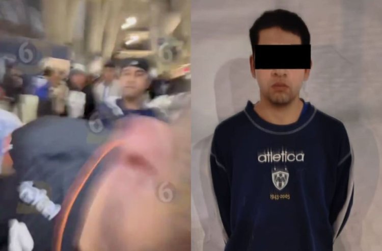 Detienen a agresor que golpeó a fan del Pachuca tras partido en Monterrey