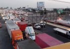 Transportistas inician bloqueos en varias entradas de la CDMX; trabajadores de la salud también harán cierres