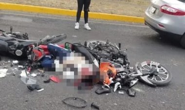 Motociclista muere atropellado por un tráiler en la México-Texcoco cerca del Hotel Términos