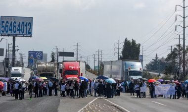 Transportistas realizan nuevos bloqueos en el Edomex en vialidades que conectan a la CDMX