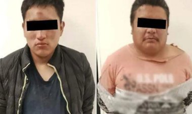 Detienen a dos sujetos por agredir y robar a policías en Tlalpan