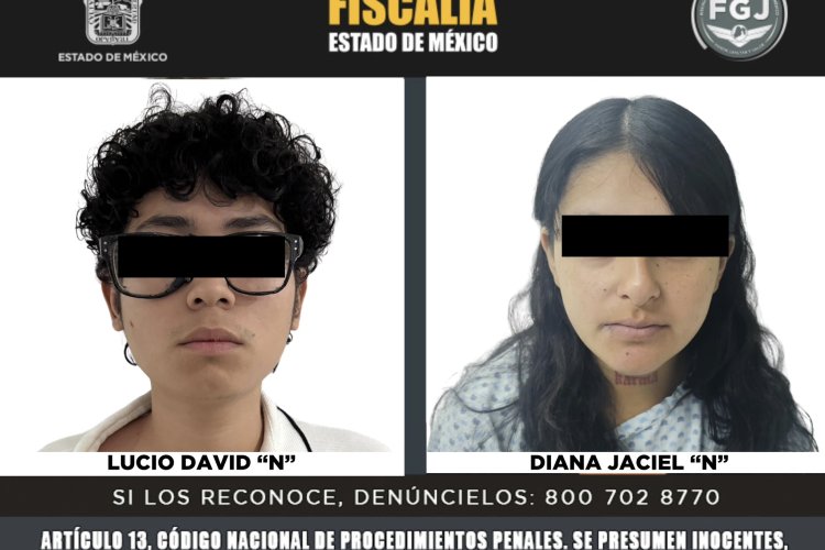 Detienen a Diana y Lucio, padres del bebé abandonado en una bolsa en Tultitlán