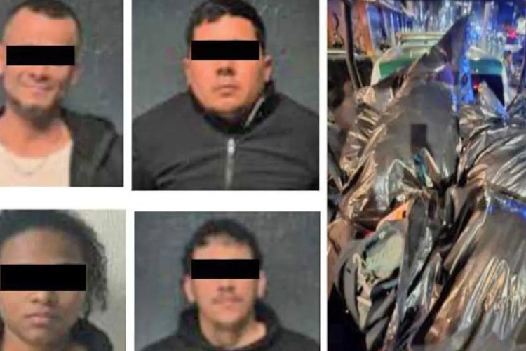 Detienen a tres venezolanos y un hondureño por presuntamente robar mercancía en la CDMX