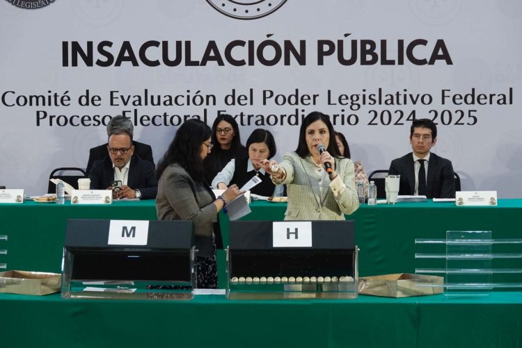 Aprueban en San Lázaro, listas de candidaturas de juzgadores para la elección judicial