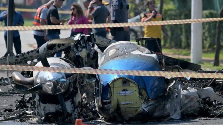 Desplome de avión en Brasil deja dos muertos y varios heridos más