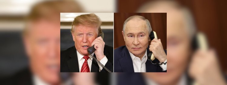 Trump afirma que acordó con Putin iniciar diálogos para resolver conflicto en Ucrania