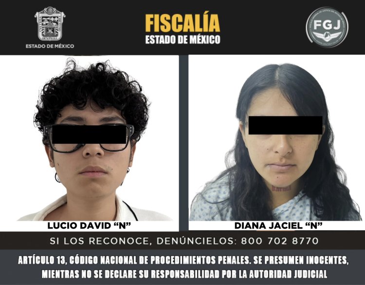 Detienen a Diana y Lucio, padres del bebé abandonado en una bolsa en Tultitlán