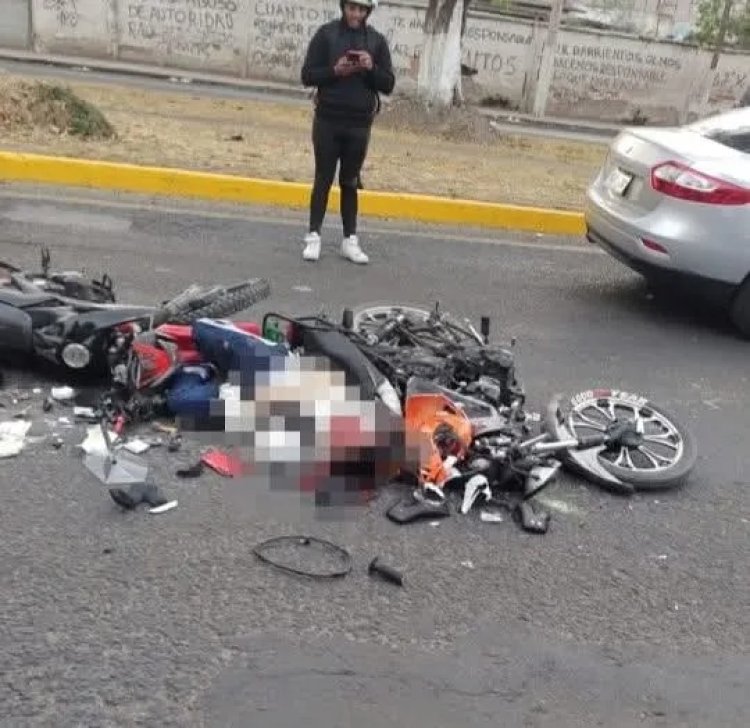 Motociclista muere atropellado por un tráiler en la México-Texcoco cerca del Hotel Términos