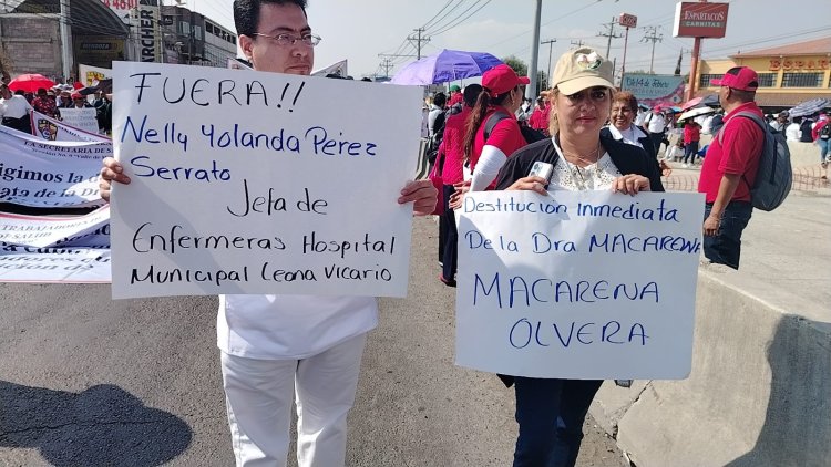 Trabajadores del sector salud retiran bloqueos en el Edomex