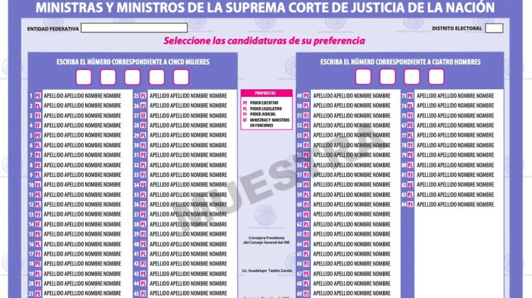 Iniciará impresión de boletas para elección de miembros del Poder Judicial