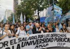 Universidades públicas de Argentina en paro contra ajustes del Gobierno