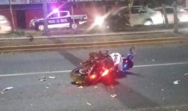 Muere atropellado motociclista en la México-Texcoco a la altura de La Magdalena