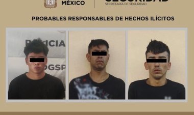 Detienen a presuntos responsables del homicidio de servidores públicos de Ocuilan