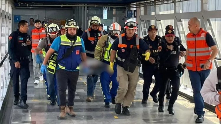 Rescatan a sujeto que se arrojó a las vías del Metro San Antonio Abad de la Línea 2