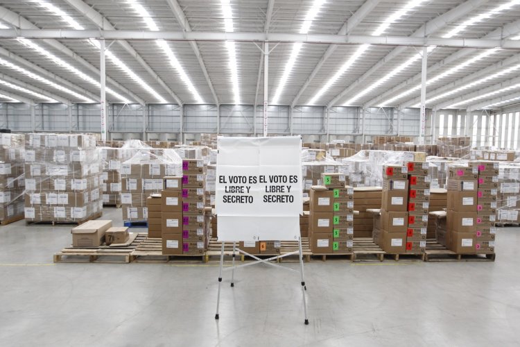 INE comienza distribución de boletas para elección judicial