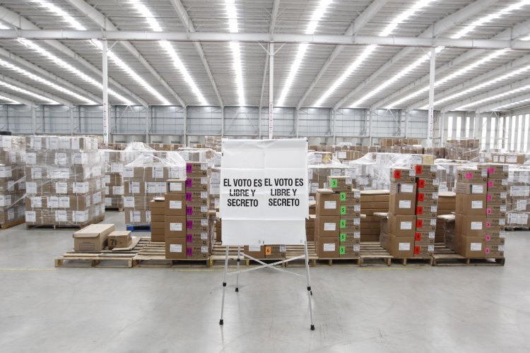INE comienza distribución de boletas para elección judicial
