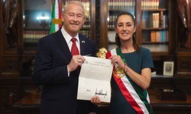 Nuevo embajador de EEUU presenta cartas credenciales a Sheinbaum