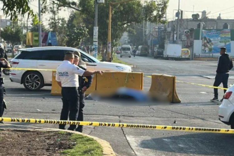 Pierde la vida motociclista tras accidente en calles de Nezahualcóyotl