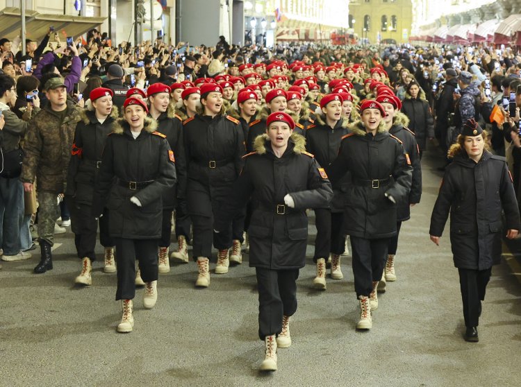 Galería: Así son los ensayos previos al desfile militar por el Día de la Victoria