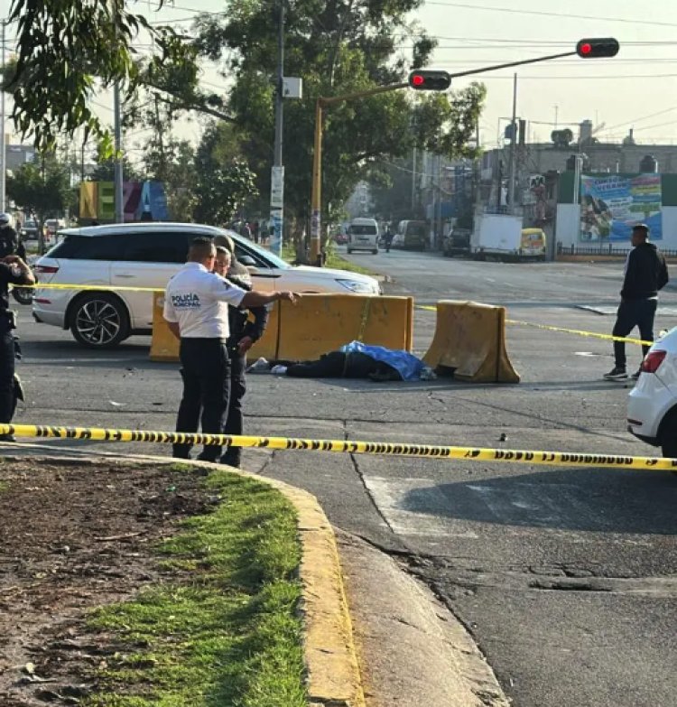 Pierde la vida motociclista tras accidente en calles de Nezahualcóyotl