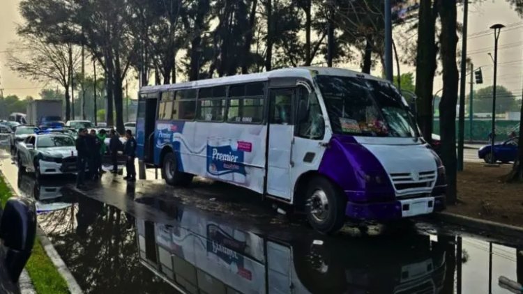 Matan a chofer y pasajero durante presunto asalto a camión en Iztapalapa