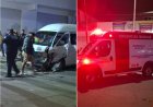 Accidente vial en Texcoco deja al menos cinco personas lesionadas