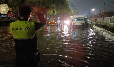 Lluvias afectan oriente del Edomex y CDMX; no hay servicio en Línea A del Metro