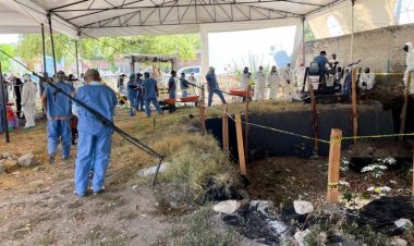 Hallan en Morelos fosa con 60 cuerpos, 10 eran bebés