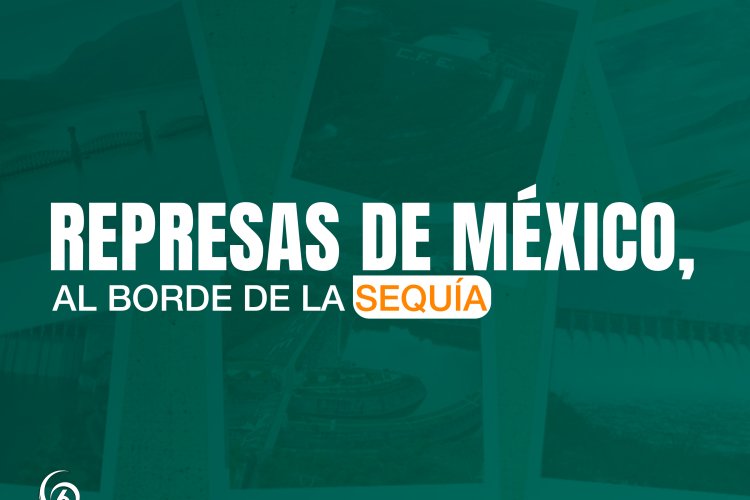Infografía: Represas en México al borde de la Sequía