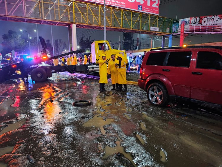 Miles de afectados por fuertes lluvias en La Paz y otros municipios del oriente del Edomex