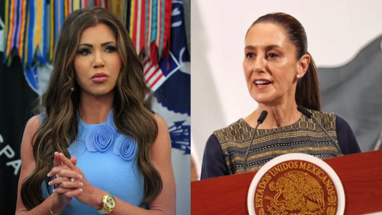 Secretaria de Seguridad de EEUU acusa a Sheinbaum de alentar protestas violentas en Los Ángeles