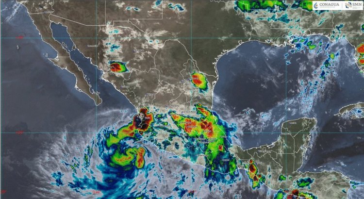 Tormenta tropical Dalila afecta siete estados del país