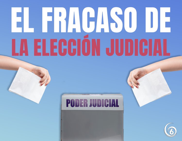 Infografía: El fracaso de la elección judicial