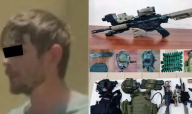 Detienen a estadounidense con armas y credencial de la CIA en Edomex