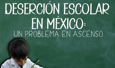 Infografía: Deserción escolar en México, un problema en ascenso