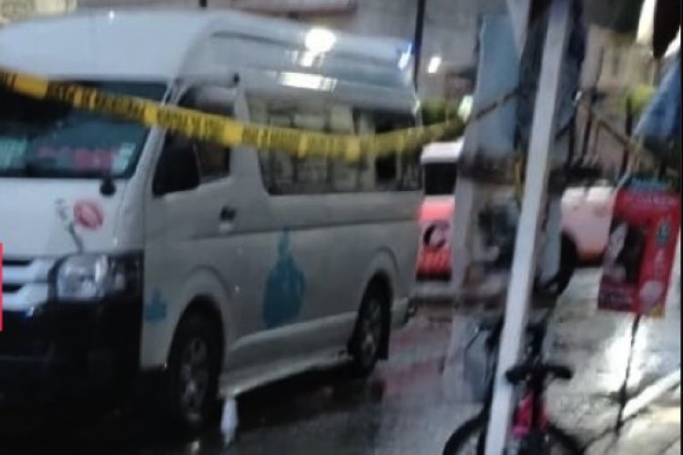 Matan a balazos a chofer de transporte público en Chalco