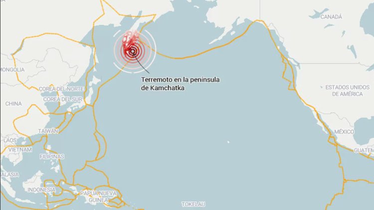 Tras sismo de 8.8 en Rusia varios países levantan alerta por posibles tsunamis