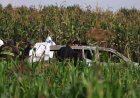 Encuentran cuerpo sin vida al interior de un carro calcinado en Toluca