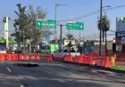 Por socavones cierran carriles en la calzada Ignacio Zaragoza de la CDMX