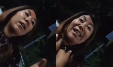 Captan momento que senadora de Oaxaca intenta evitar alcoholímetro “porque tiene fuero”
