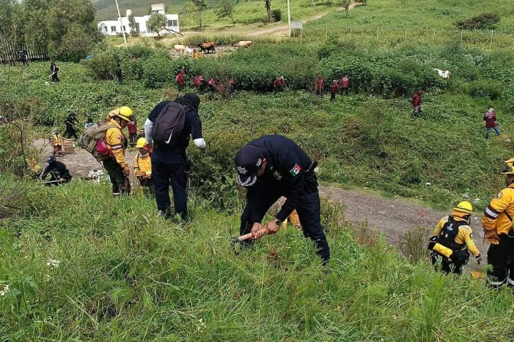 Localizan indicios forenses y más de 150 prendas en operativo en la Sierra de Guadalupe