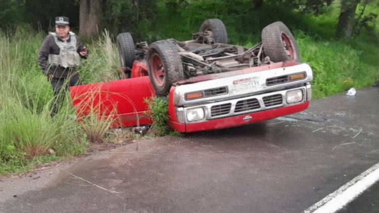 Accidente en la carretera Toluca–Zitácuaro deja un adulto mayor sin vida