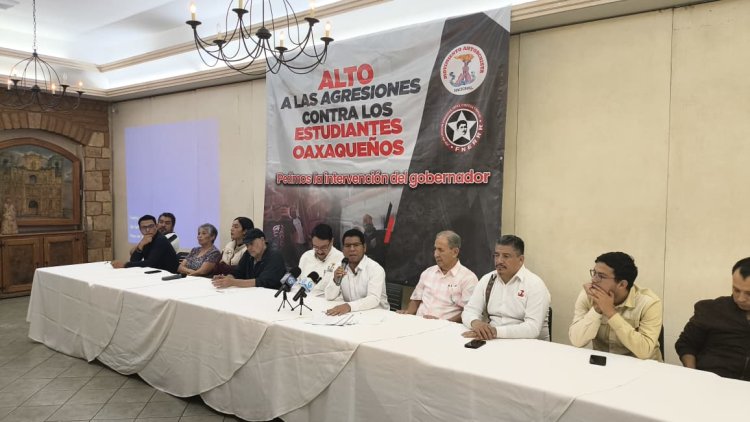 Exigen alto a la represión contra estudiantes oaxaqueños
