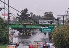 Lluvias intensas provocan afectaciones viales en la Ciudad de México y zona metropolitana