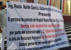 Hospital Regional “Luis F. Nachón” de Xalapa despidió a personal sin justificación ni liquidación